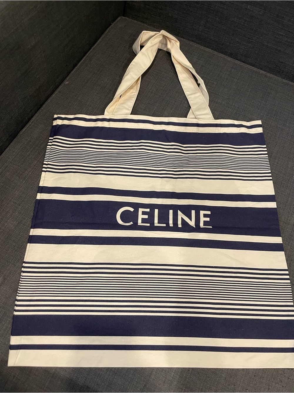 Celine gift  large canvas tote